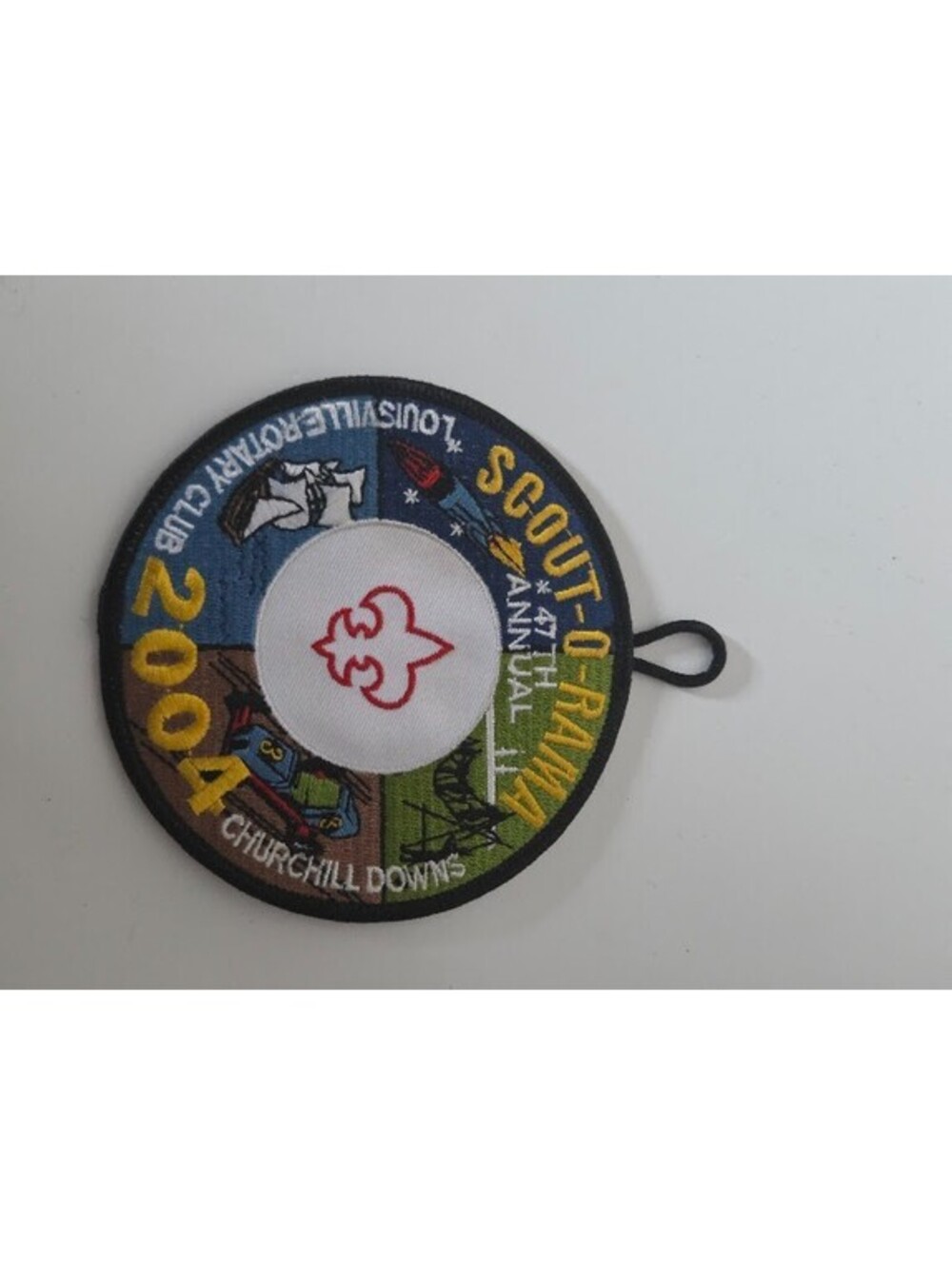 2004 Scout-O-Rama Louisville Rotary Patch Churchill Downs Horse Racing Theme